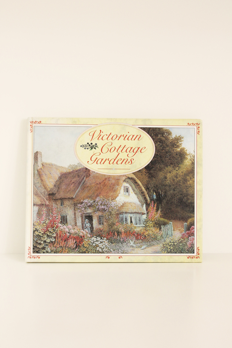 victorian cottage garden book vintage